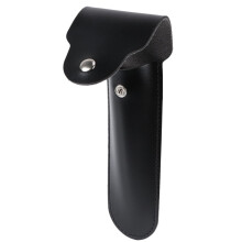Vintage Razor Leather Case for Razors, Ideal for Hairdressers, Barbers, Black Faux Leather