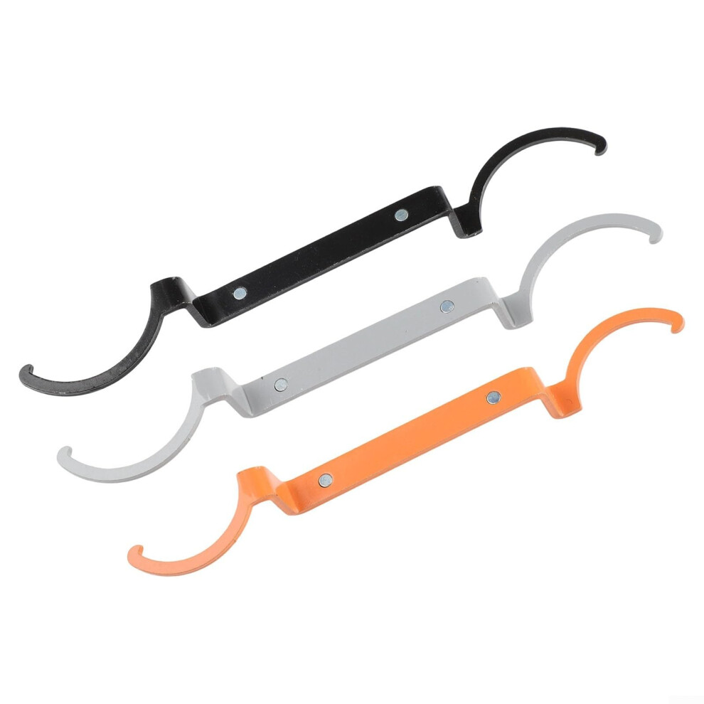Locknut Wrench Set 3Piece With Opposing Offset Bends For Tight Spaces Easy Handling 9347817881714