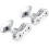 Men Cuff Link Stainless Steel Chain – Single Speed Chain 1 Pair 2