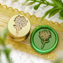 Wax Seal Set, 1.5 cm, Round, Flower Series, for Cards, Envelopes, Wedding Invitations