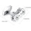 Men Cuff Link Stainless Steel Chain – Single Speed Chain 1 Pair 4