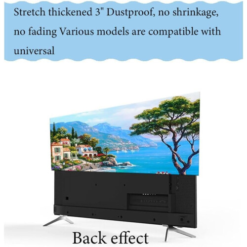 TV Dust Cover for 3280 Inch Flat Screen, Polyester Protector with Dustproof Sun Protection Design 1