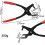 Rubber Holder Separator Pliers with 25 Degree Offset for Easy Access 3