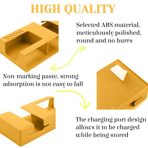 Slip-Resistant Stand, Versatile Wall-Mounted Storage, Practical and Sturdy Construction, Easy Installation, Space-Saving Functionality for Your Mobile 2