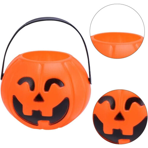 Τρομακτικά δώρα για το Halloween, κουβάς κολοκύθας από περιβαλλοντικό υλικό, ιδανικός 1