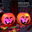 Τρομακτικά δώρα για το Halloween, κουβάς κολοκύθας από περιβαλλοντικό υλικό, ιδανικός 4