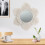 Decorative Wall Art for Boho Chic Spaces, Easy Hanging Intricate Macrame Circle Mirror Home Decor 4