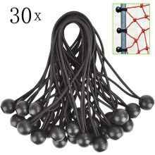 Boules élastiques d'intérieur/extérieur, portables et durables pour abri de jardin, fixation de bâche haute résilience avec une forte