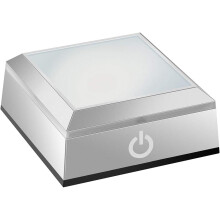 Acrylic 3D Glass Resin Art Showcase, Led Light Base Brings Multicolor Light Effects To Life, Non-Slip Display Stand Ensures Safe And Secure Crystal