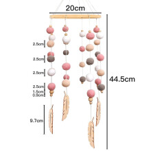 Gently swaying crib mobile, Eco-friendly felt, Modern color palette for nursery decor, Non-toxic materials for baby safety, Organic wood & Synthetic