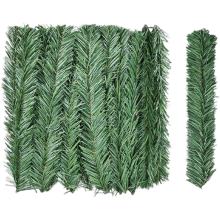 Flexible PVC-Weihnachtsgrasstreifen, 24 Stück, 30 cm Länge, 4 cm Breite, dekorative Bänder für saisonale Dekorationen