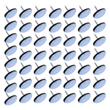 20Pcs Portable Furniture Leg Sliders With Screws Designs-19MM