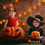 Τρομακτικά φώτα διακόσμησης για το Halloween, ανθεκτικά φώτα σε σχήμα κολοκύθας με 6