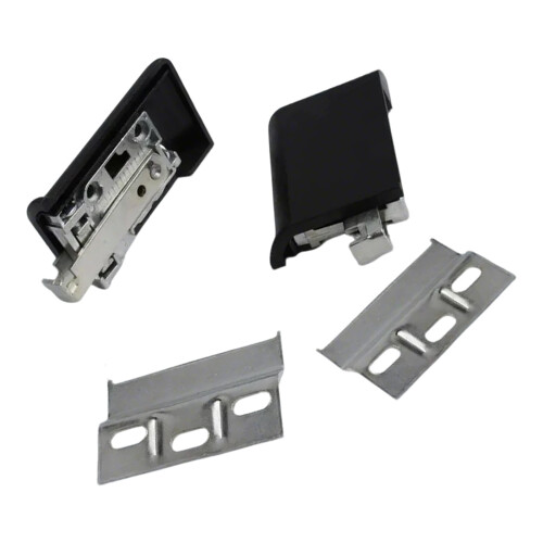 Wardrobe Hanging Code Hardware Kitchen Cabinet Metal-Black