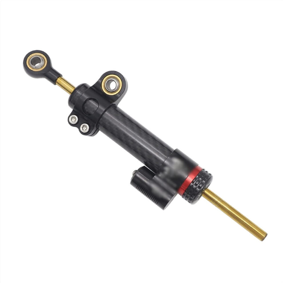 Universal Carbon Fiber Motorcycle Steering Damper Stabilizer For Kawasaki Ninja Zx6r Z900 Z800 Z650 Z400 Z300 Z250 Black 9347817882414