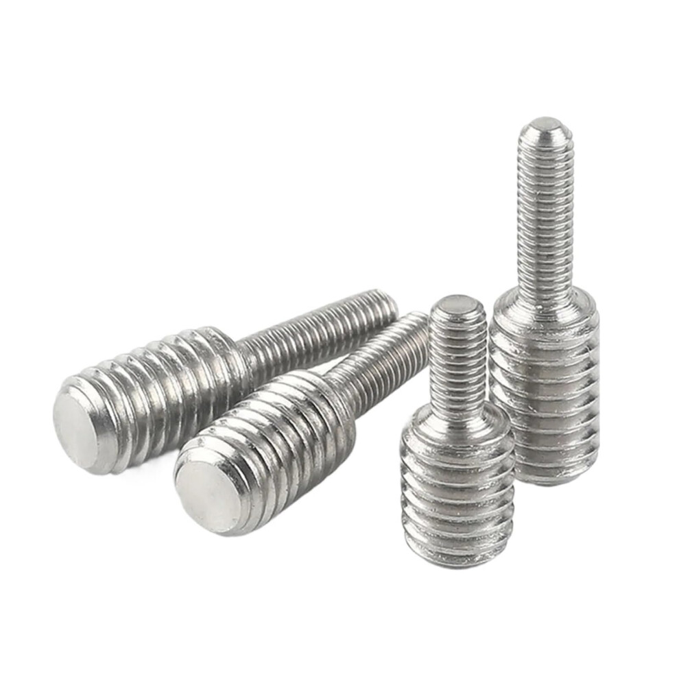 M4 M5 M6 M8 M10 M12 M16 M20 Conversion Screw Metric Thread Double End Converter (4Pcs, M3x10m4x10) 9382693724755