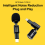 Portable Mini Microphone Stereo Type-C Flexural Bendable Wireless Mic For IPhone 17 16 Phone Camera Computer Laptop PC Recording 5