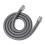 1.5m flexible nylon shower hose with G1/2 universal interface, antitangle (Gray) 1