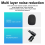 Portable Mini Microphone Stereo Type-C Flexural Bendable Wireless Mic For IPhone 17 16 Phone Camera Computer Laptop PC Recording 4