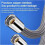 1.5m flexible nylon shower hose with G1/2 universal interface, antitangle (Gray) 3