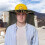 Hard hat sun shade with full brim  Breathable neck protection 2