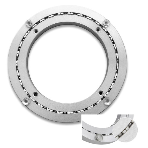 Robuster 50.8 cm Drehtellerfuß – smooth 360 rotating metal ring for kitchen – durable base plate