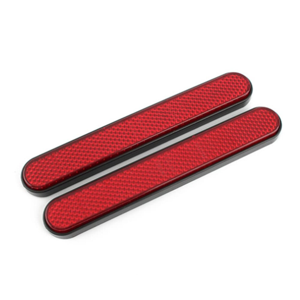 Motorcycle Fork Reflector Sticker For Harley Softail Sportster 883 1200 Night Visibility Red 9347817883220