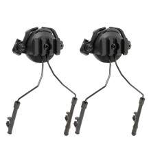 Tactical Helmet Headset Adapter with 360 Rotation for 1921mm Airsoft Helmet Rail Mount