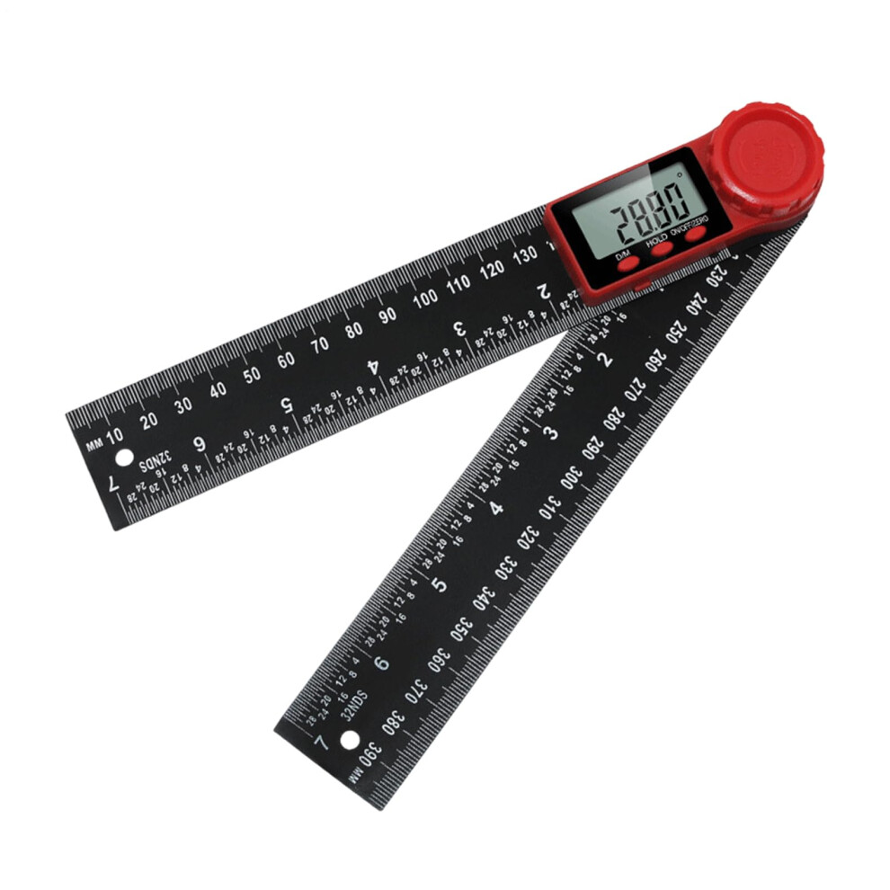 Protractor Angle Finder Lcd Display Woodworking Ruler Non Slip Ergonomic Grip Carpentry And Home Renovation Tool 9382693585066
