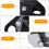 Professional rope grab, fall arrest, automatic locking, ascending descender for mountaineering Red 1 2