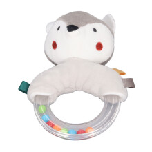 Easy Grip Plush Rattles - Soft Safe Infant Sensory Toy Type A