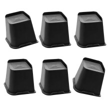 4/6Pcs 4Pcs Lit Lourd Ascenseurs Risers Meubles Pied-5 pouces 6