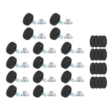 16Pcs Adjustable Leveling Legs Metal-Feet pads with four