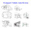 5V Motor Controllers For Recliner Sofas 5 Pin Straight Head 6