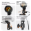 18m Cable Household Accessory  Durable Practical Cord E27 Socket Softbox Photographic Light Lamp Bulb Base With 4