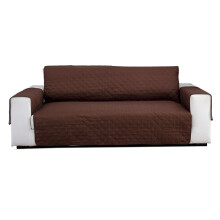 Reversible Furniture Protector Oversized, Spill Resistant Quilted Texture Micro Cotton Filling for Furniture Refresh, Stay In Place Elastic Straps, Pe