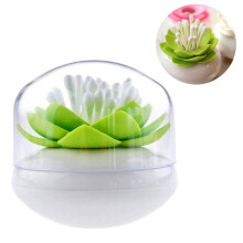 Bathroom Decor, Lotus Flower Designed Toothpicks Holder With Detachable Parts For Customized Use