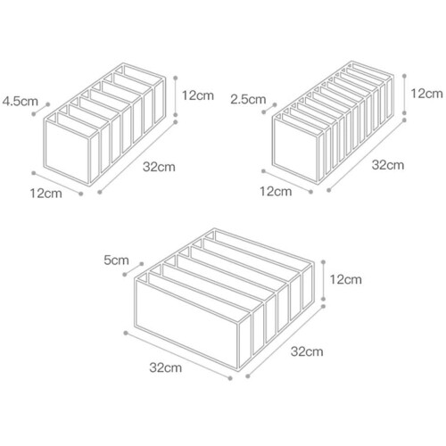 Foldable Design And Washable, Underwear Organizer With Mould-proof And Practical Features 2