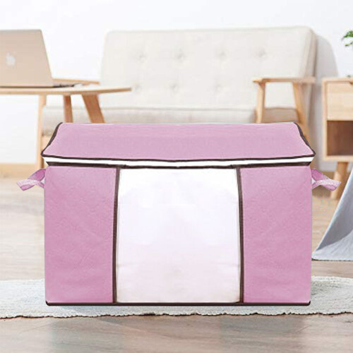 Bedding Storage Containers, Stackable Design Optimizes Space, Odorless Material Promotes Healthy Storage, Reinforced Seams Guarantee Durability 2