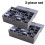 Fabric Storage Boxes, Elegant Linen & Cotton Drawer Organizer 1