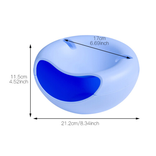 Double Layer Snack Bowl, Your Perfect Size For Nuts Serving Dish, Multi-Function Snack Dish With Detachable Easy Clean Design 2