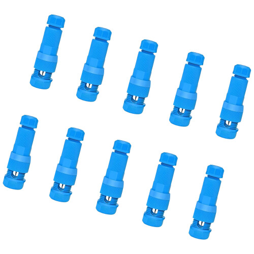 10Pcs Quick Piercing Connector Low Voltages Wire Connector-Blue