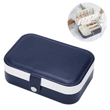 Multifunctional Organizer Portable Travel Jewelry Case, Necklace Hooks Compact Design For Women