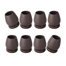 Couvre-pieds de chaise à Absorption des-Marron rond 1,25 inc