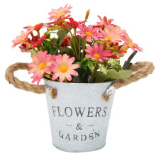Fleurs de marguerite artificielles chics, fleurs en soie durables et non toxiques, mini marguerites artificielles de couleur unie pour la décoration