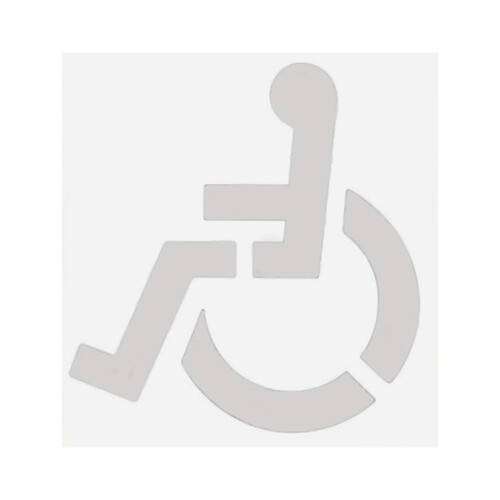 Handicap-Schablone, wiederverwendbare