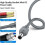 Für Mini-USB-C-Weibchen-zu-Strom-Adapter-Kabelkonverter 5