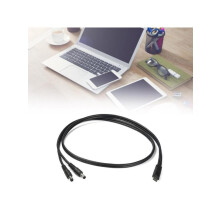 Typ C auf doppeltes DC5525-Stromkabel 5,5x2,5 mm 5525-Stecker für Router CCTV-Gerät