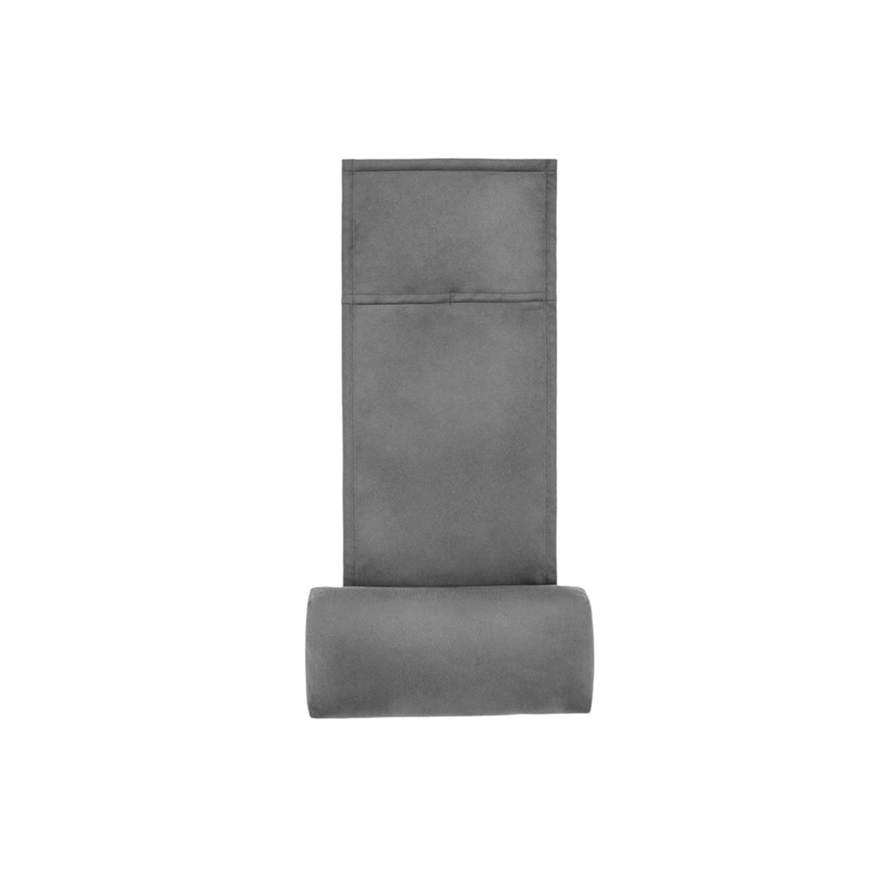 Soft Velvet Neck Head Pillow For Recliner Chair, Adjustable For Headrest, Non-Slip Design For Enhanced Comfort Gray