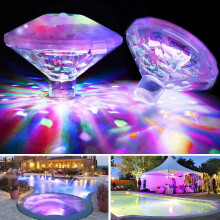 Luci magnetiche a forma di stella marina che cambiano colore, completamente impermeabili, alimentate a batteria, ideali per decorazioni di feste in